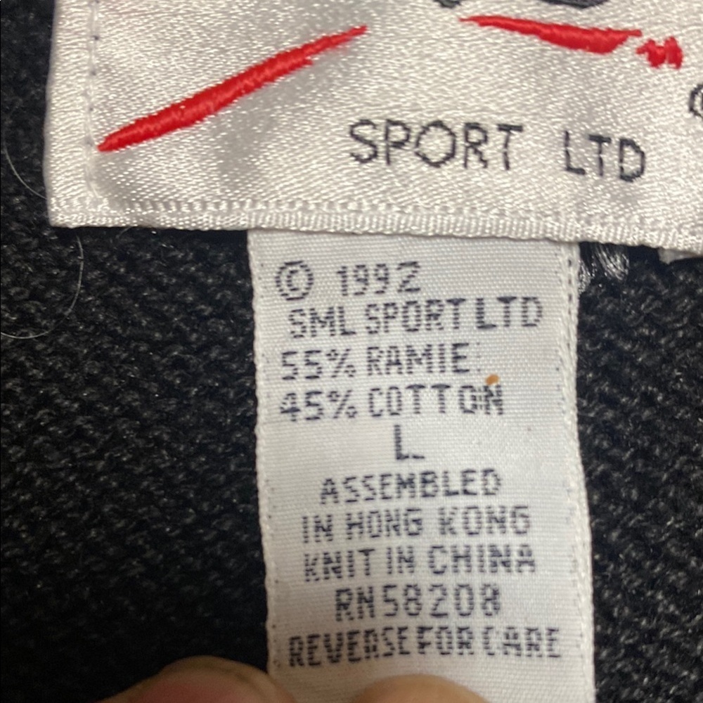 Y2K SML Sport LTD Black and Red Sweater with Vibrant Embellishments Fairy Goth - Picture 9 of 11